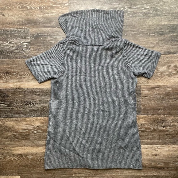 INC Concepts Cowl Neck Sweater Tunic Gray with Silver Thread Women’s Size 1X - Picture 2 of 13